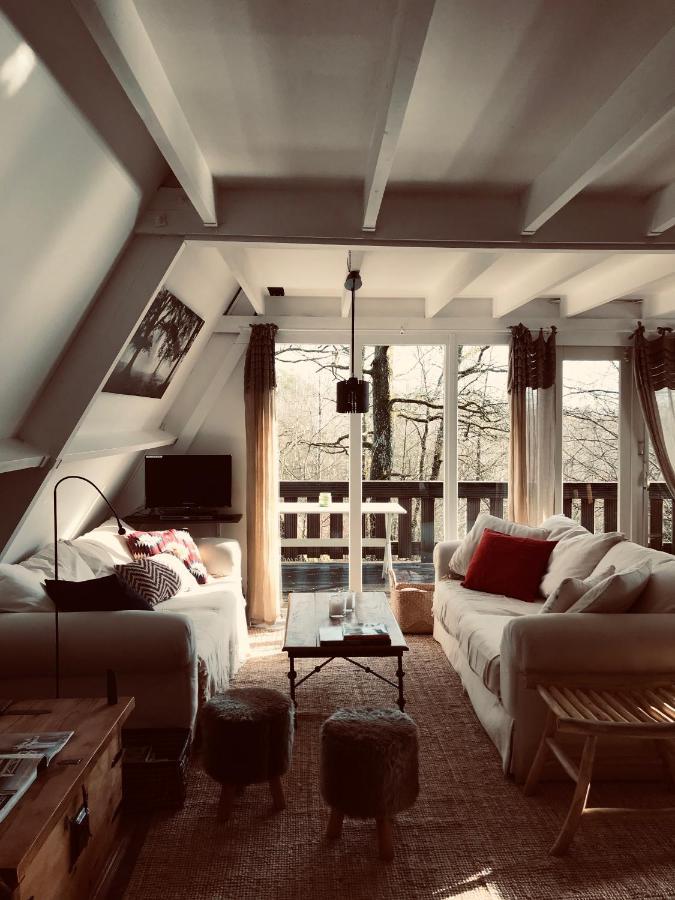Heavenly Renovated Cabin Near Pittoresque Durbuy - Whistler Villa Luaran gambar
