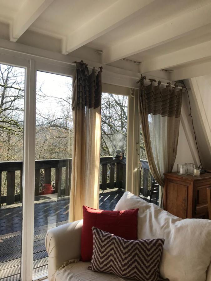 Heavenly Renovated Cabin Near Pittoresque Durbuy - Whistler Villa Luaran gambar